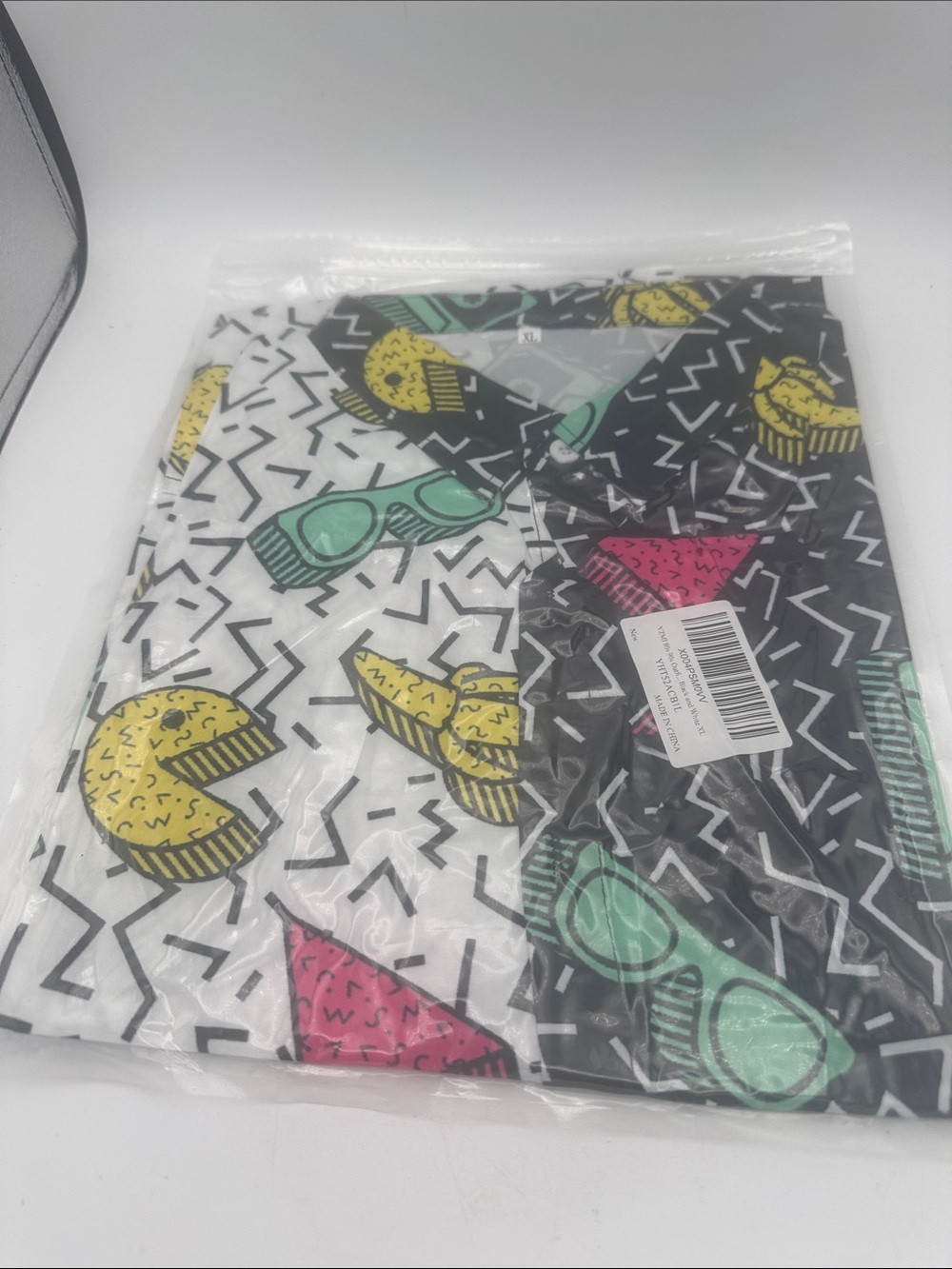 Men’s Retro 90’s shirt Pac-Man cruise theme party costume sz Xl